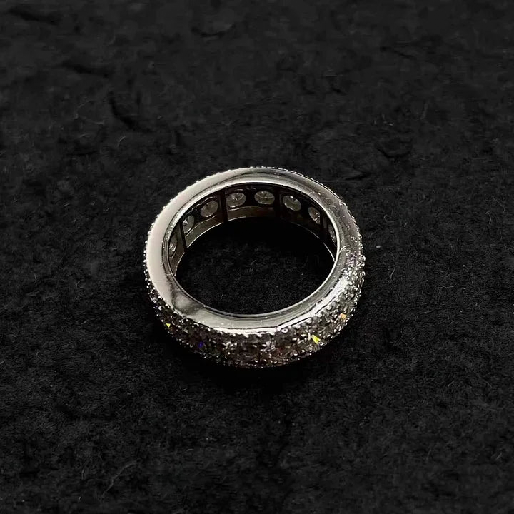 S925 4MM VVS Moissanite  Ring