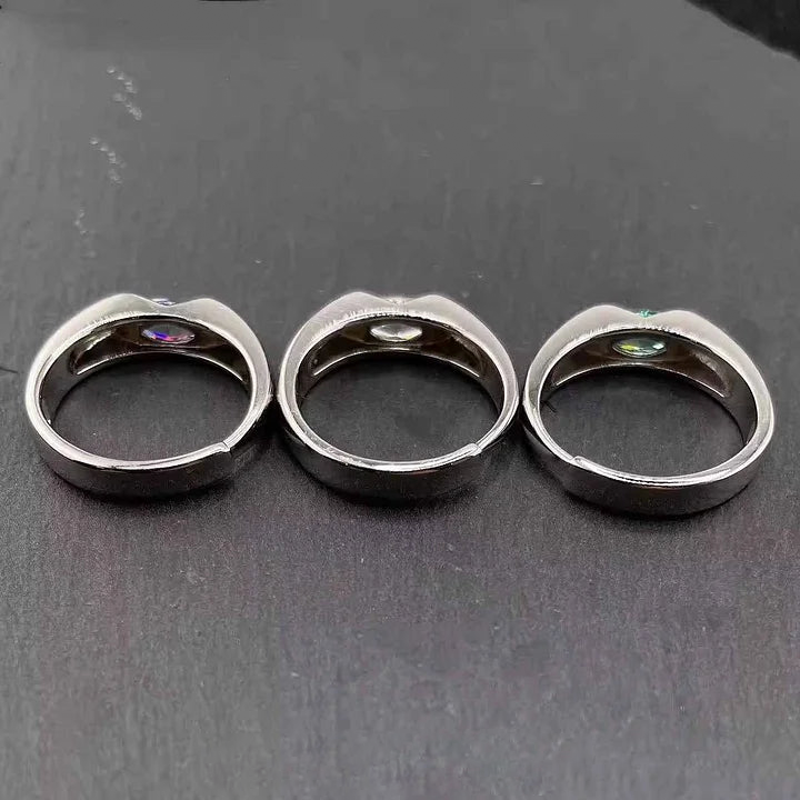 S925 Moissanite Marquise Ring With Adjustable Opening