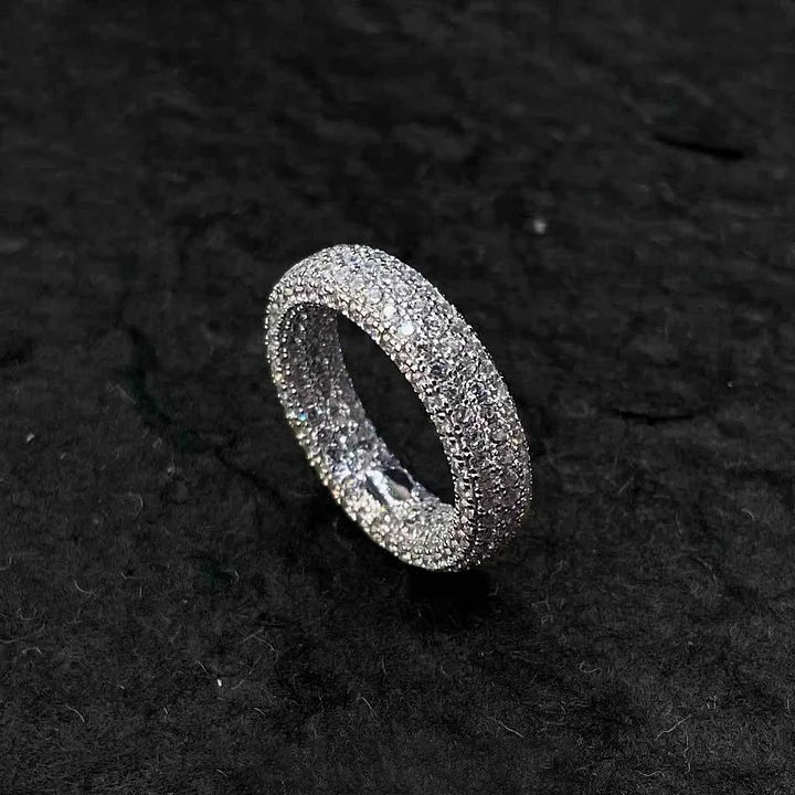 S925 8 Rows Of Baby's Breath Ring