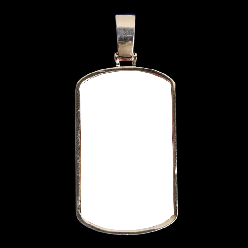3D Custom Photo Broken Heart Dog Tags