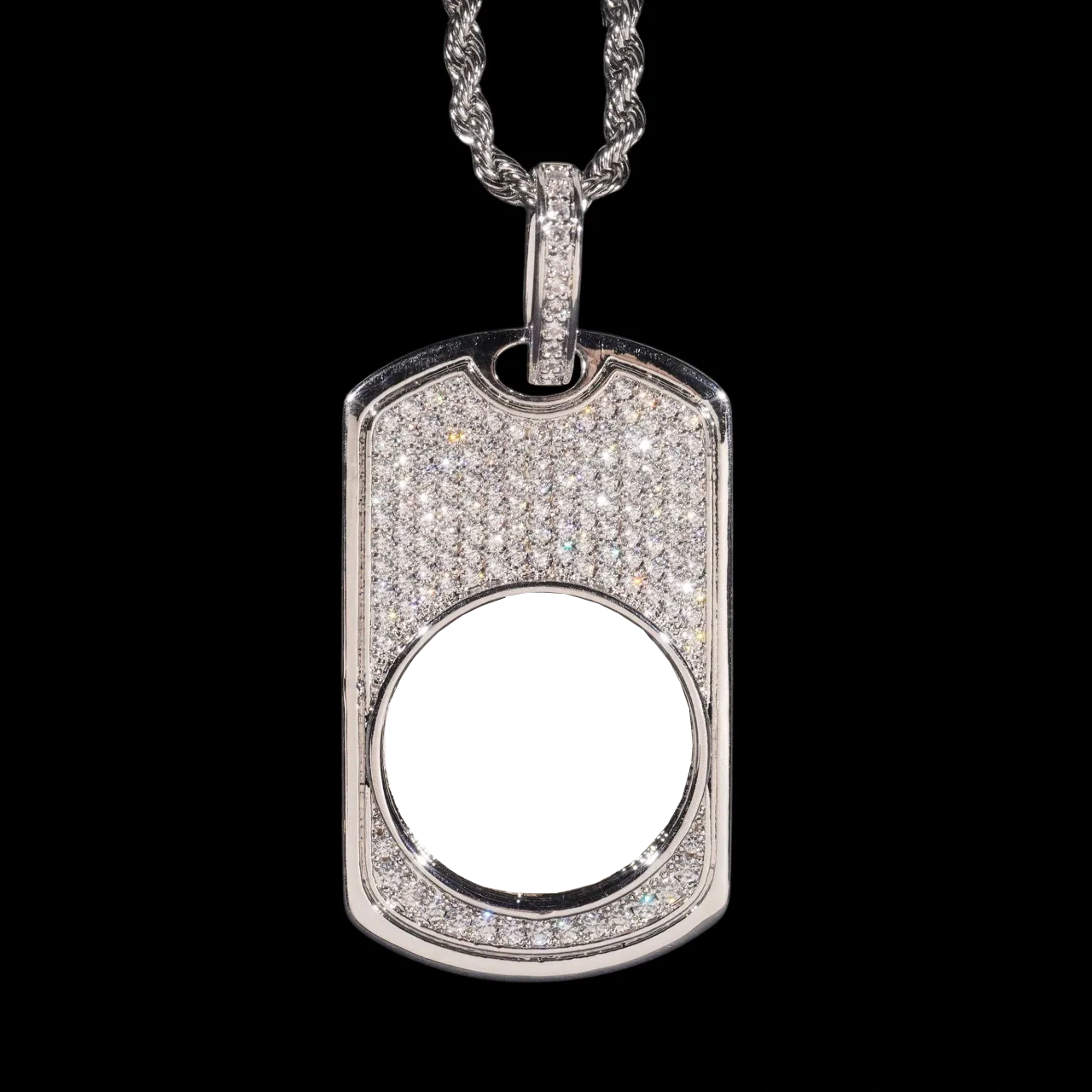 3D Customized Photo Dog Tag Pendant - 30mm