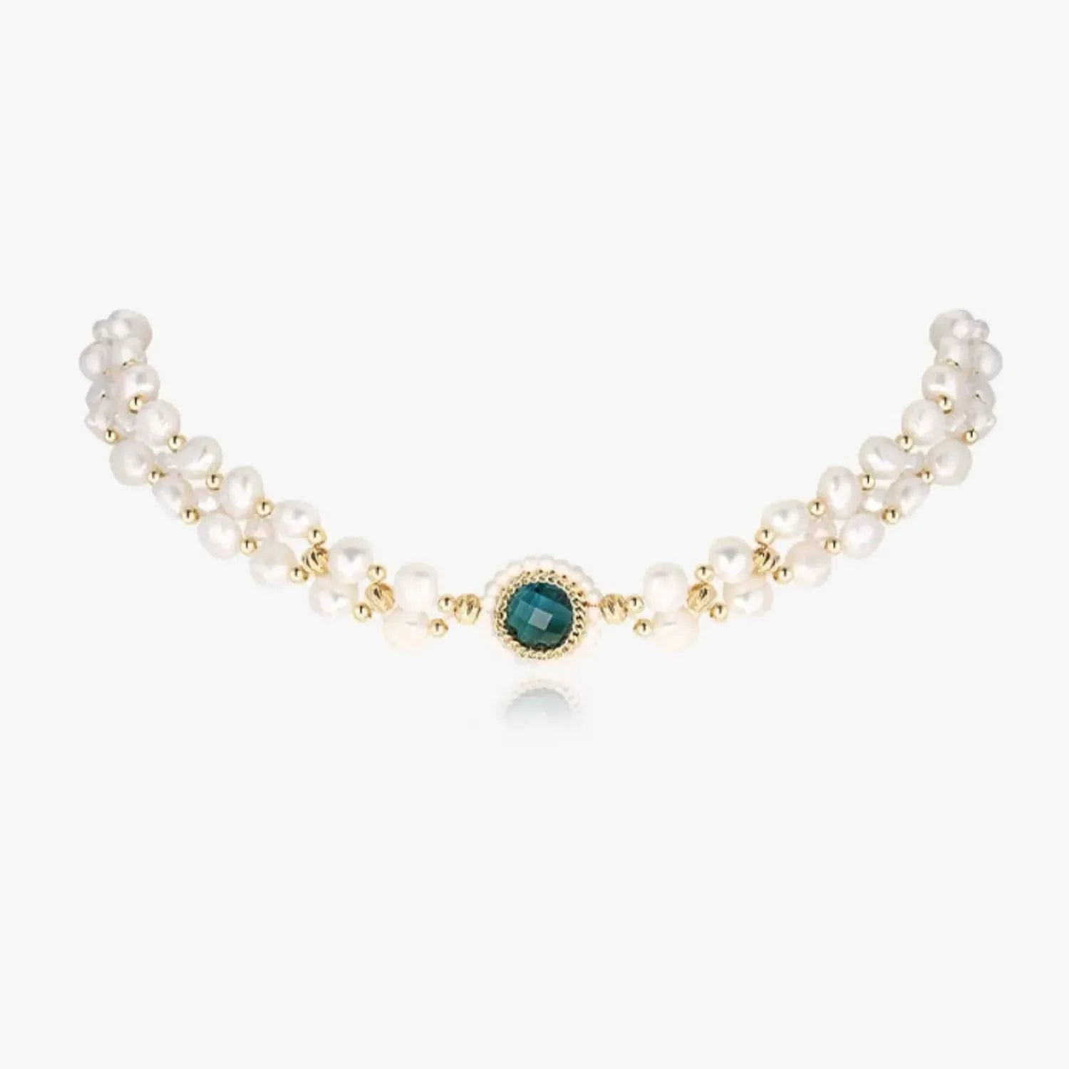 Emerald necklace FACED- CUSTMER PICTURE ROUND PENDANT - 42MM