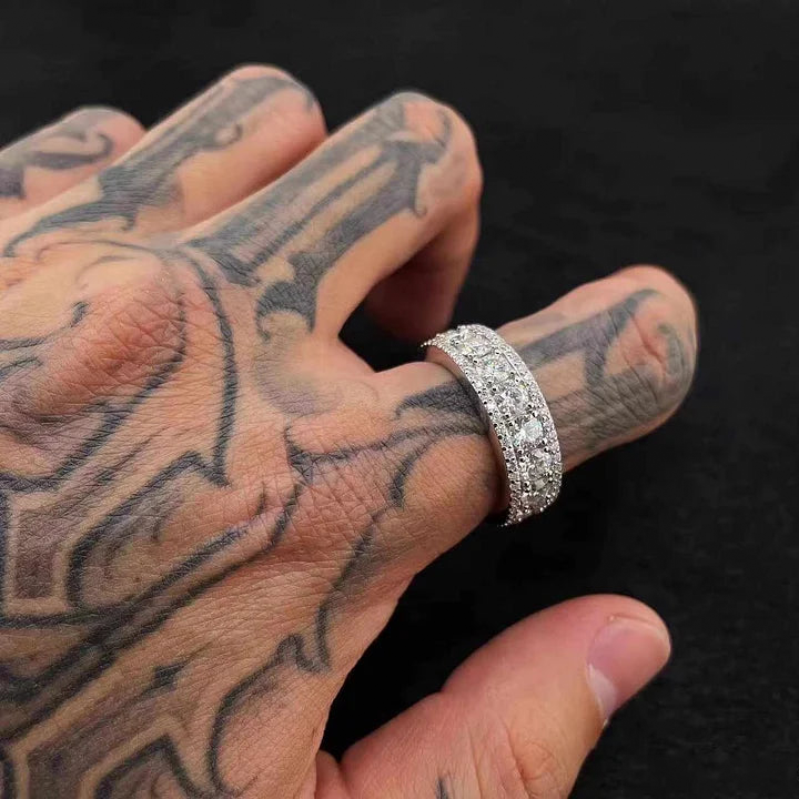 S925 4MM VVS Moissanite  Ring