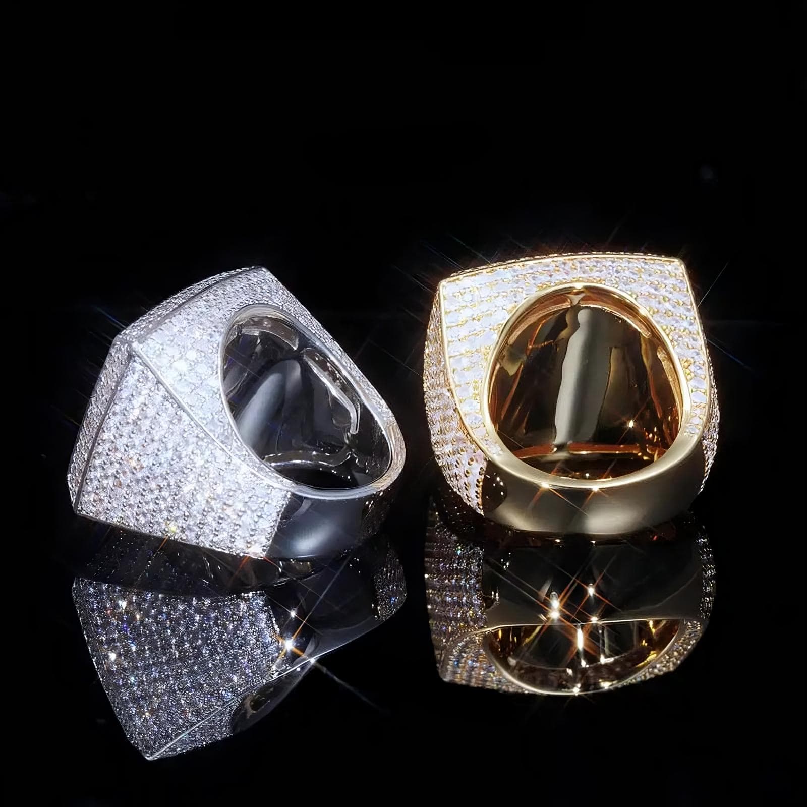 Custon 3D Picture Iced Ring