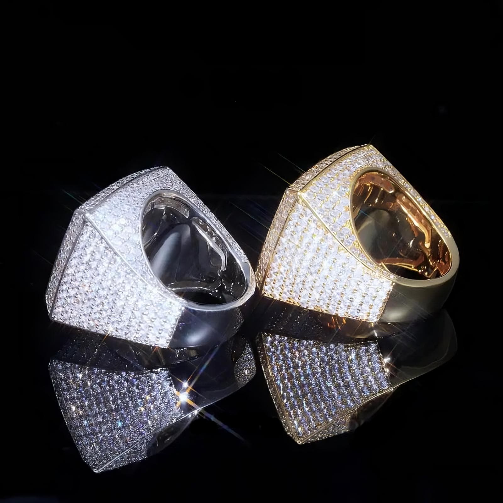 Custon 3D Picture Iced Ring