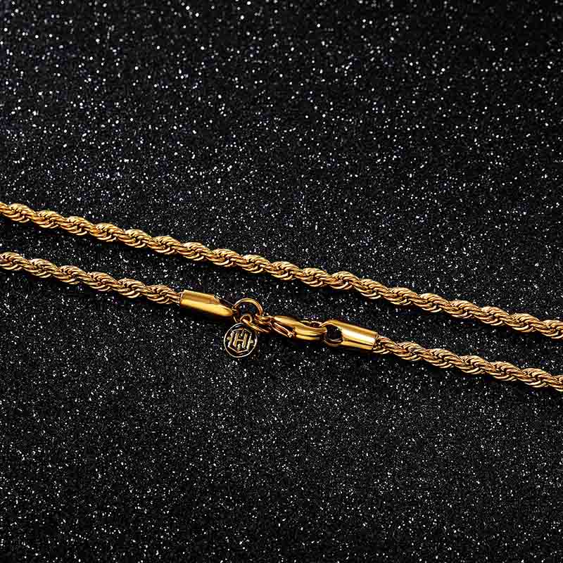 Rope Chain 18K Gold - 3mm