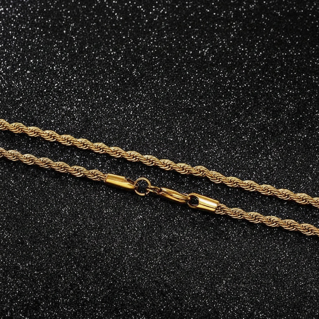 Rope Chain 18K Gold - 3mm
