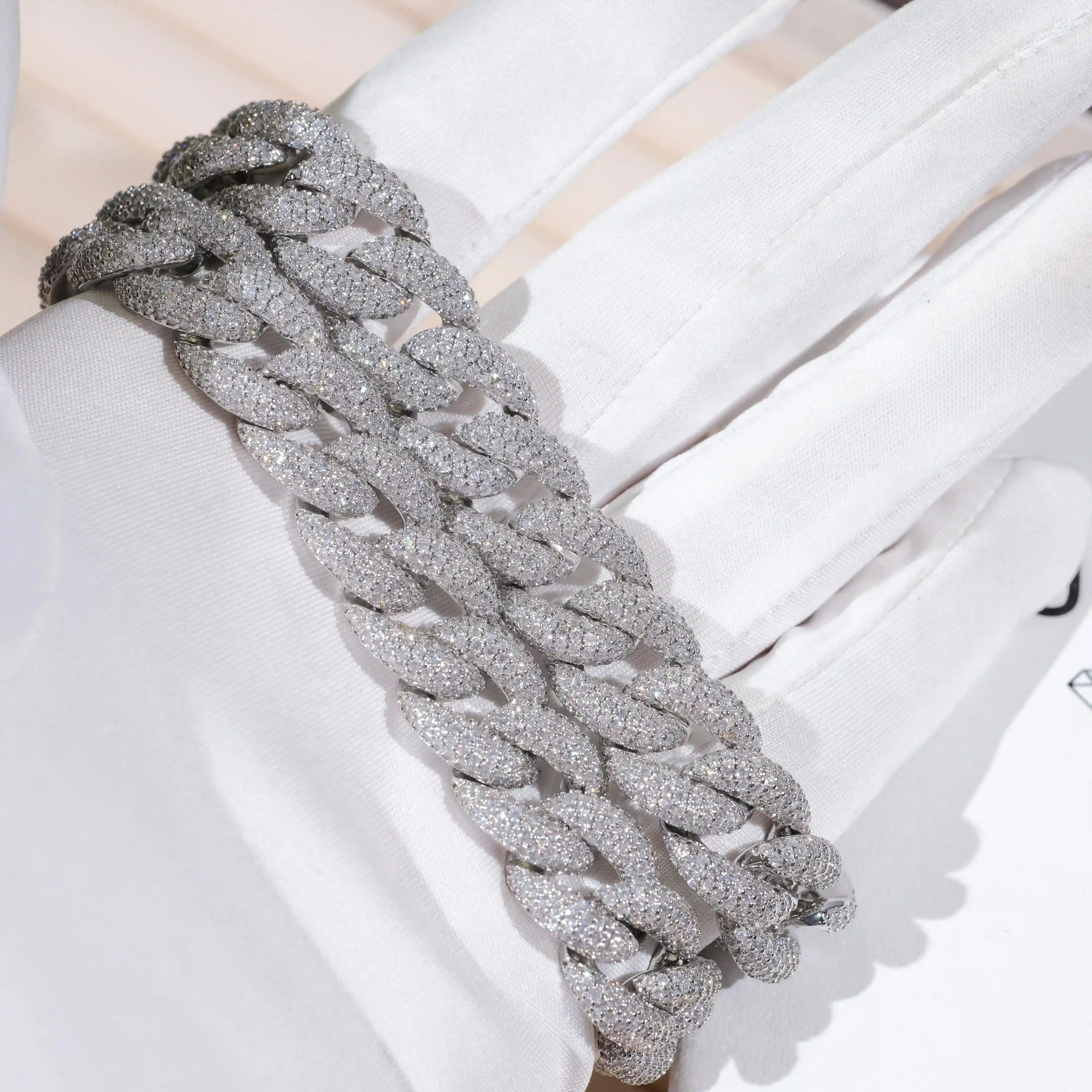 5-Row Iced Cuban Chain - 15mm