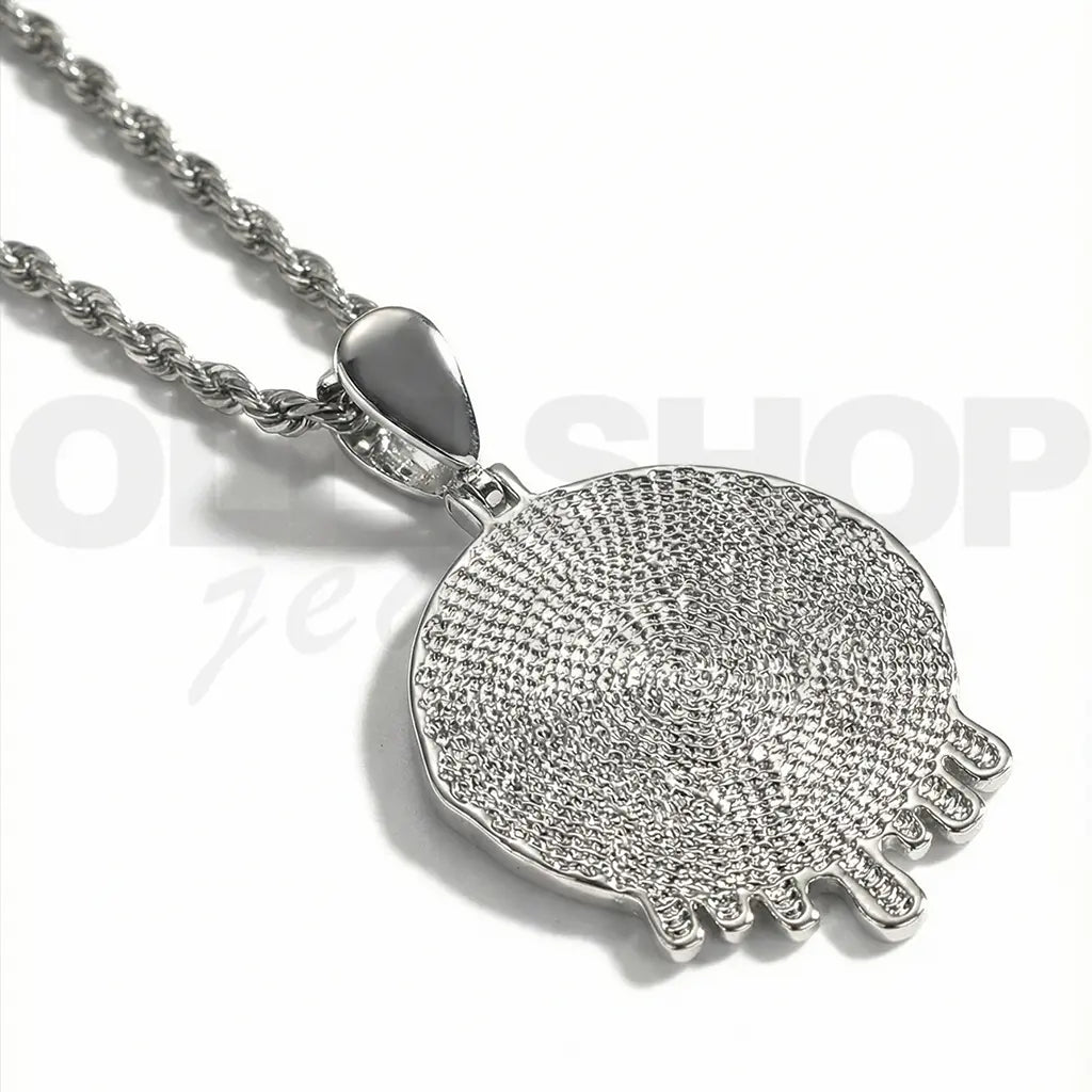 Drip Halo Custom Photo Necklace