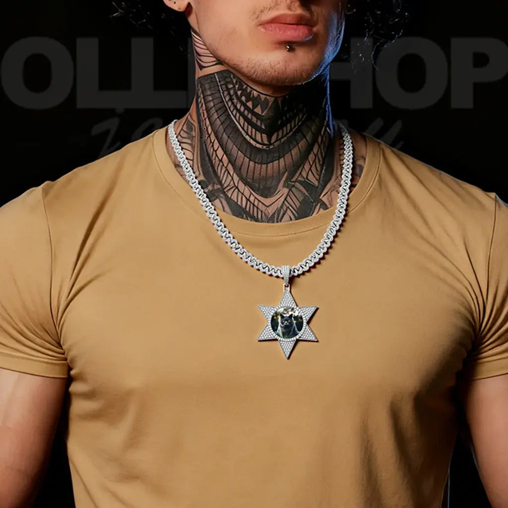 Eternal Star Custom Photo Pendant