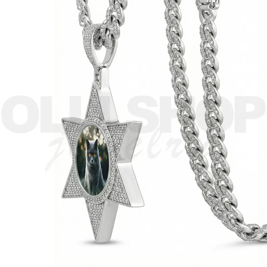 Eternal Star Custom Photo Pendant