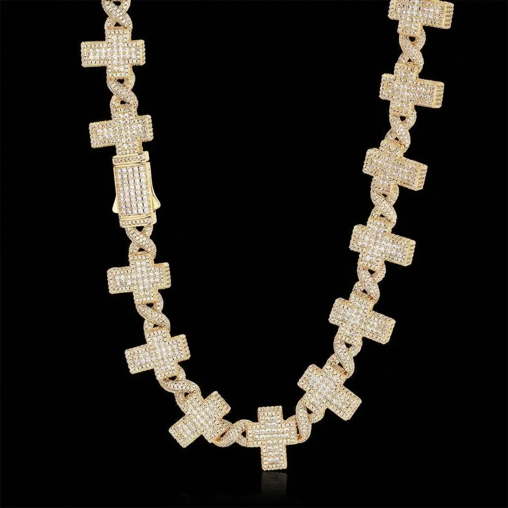 Ice Cross Cuban Chain - 18mm
