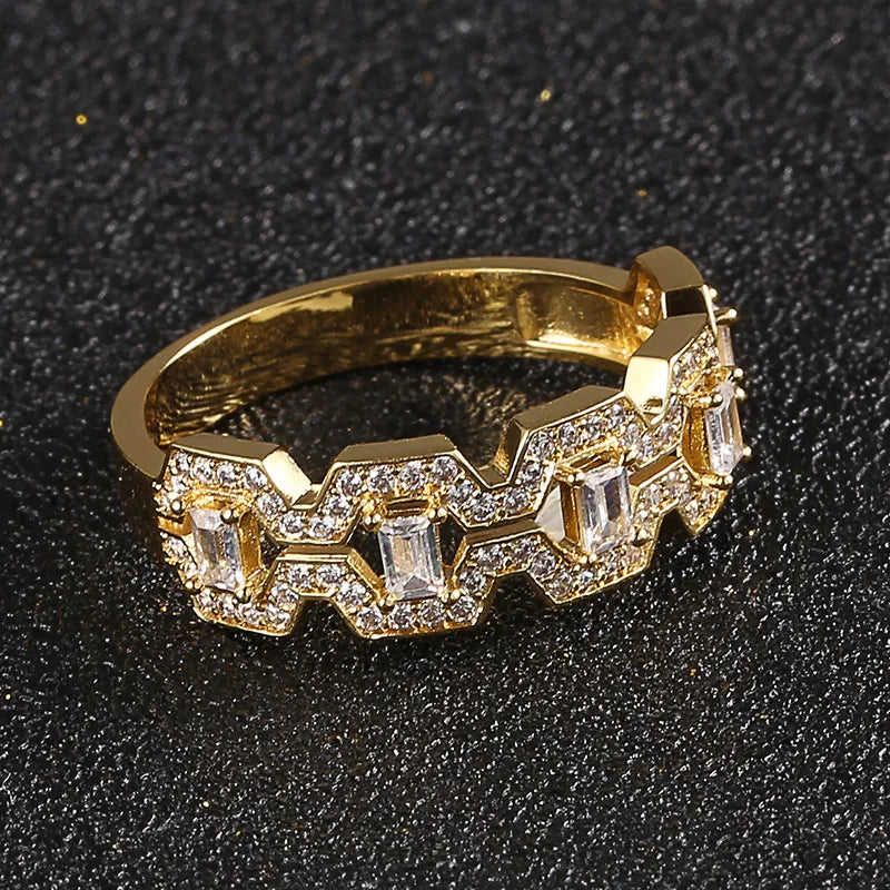 Iced Diamond Cuban Ring