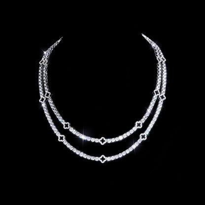 Four Leaf Clover Tennis Chain - 4mm