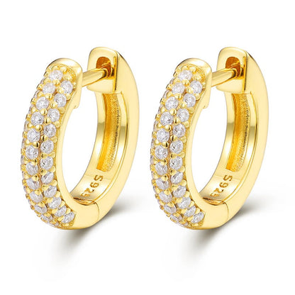 Handcrafted S925 Full Moissanite VVS Earrings