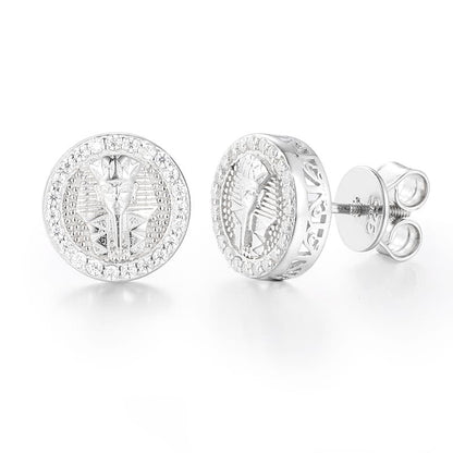 Egyptian Style S925 VVS Moissanite Pharaoh Earrings
