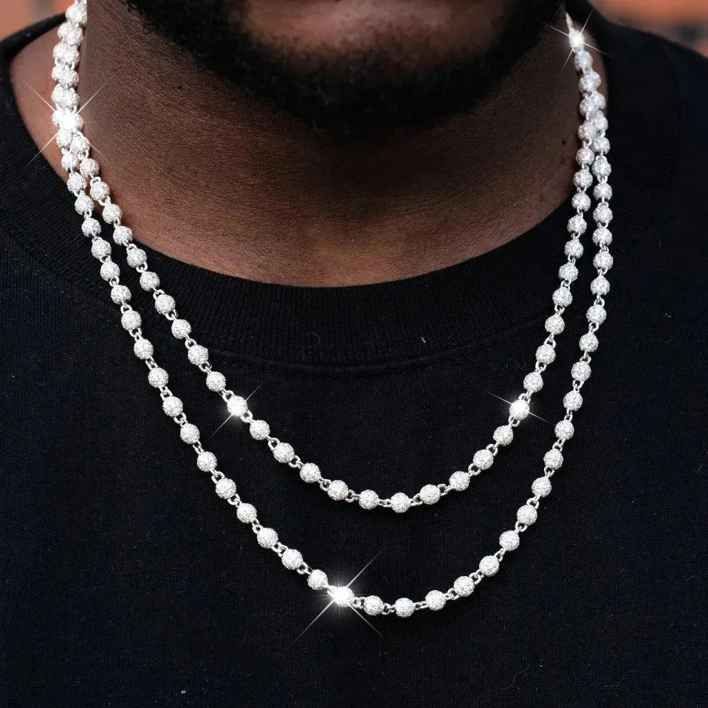4mm Iced Beads Chain