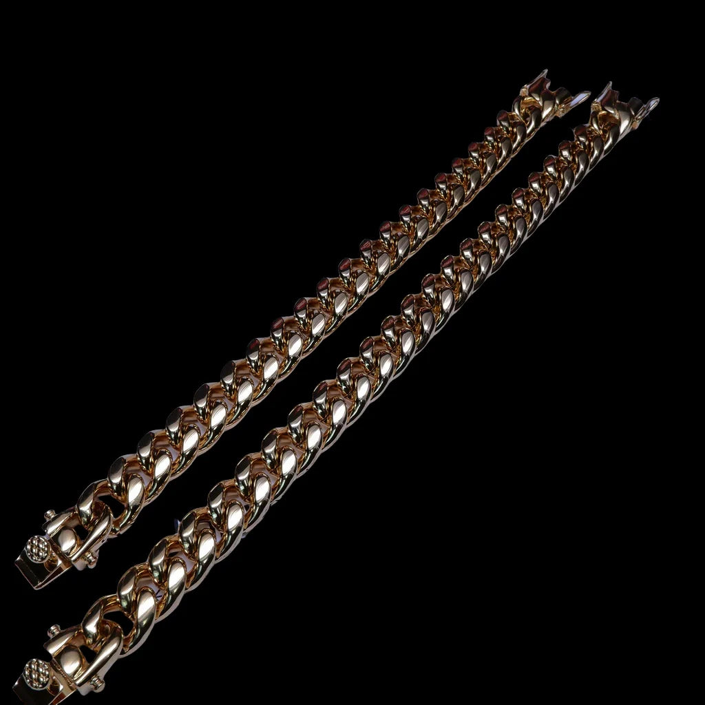 Classic Miami Cuban Link Bracelet - 12mm