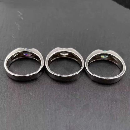 S925 Moissanite Marquise Ring With Adjustable Opening