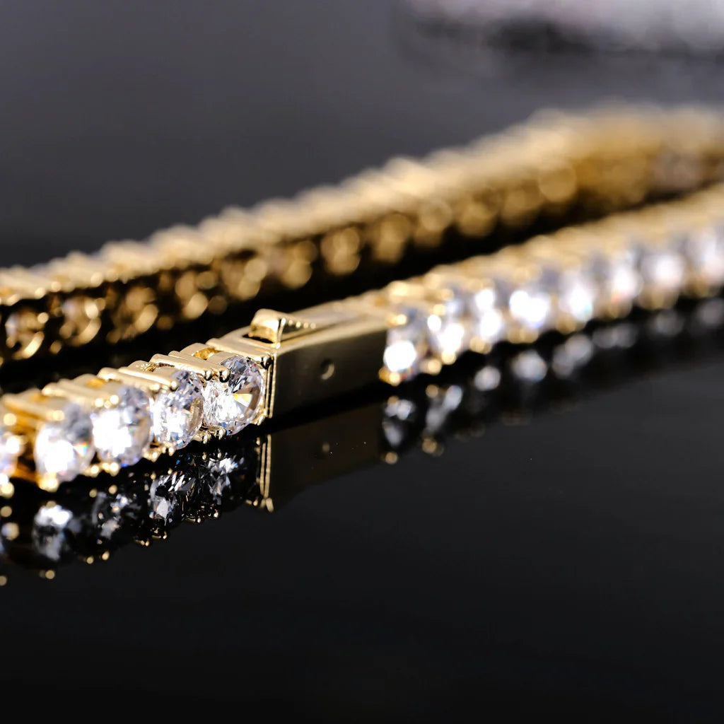 Tennis Bracelet in 18k Gold - 5mm