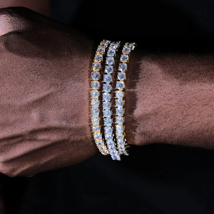 Tennis Bracelet in 18k Gold - 5mm