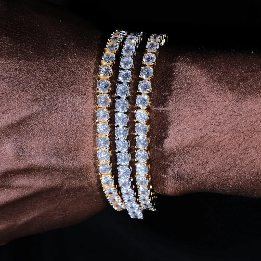 Tennis Bracelet in 18k Gold - 5mm
