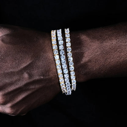 Tennis Bracelet in 18k Gold - 5mm