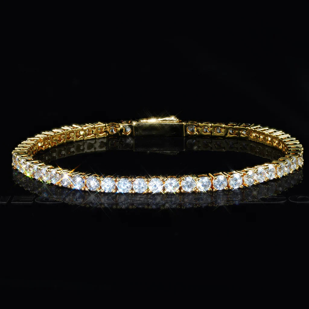 Tennis Bracelet in Rose Gold - 3mm