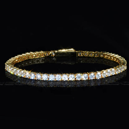 Tennis Bracelet in Rose Gold - 3mm