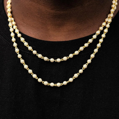 4mm Iced Beads Chain