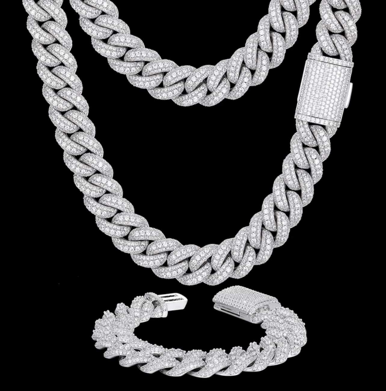 Bubble Ice Cuban Chain - 15mm