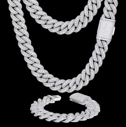 Bubble Ice Cuban Chain - 15mm