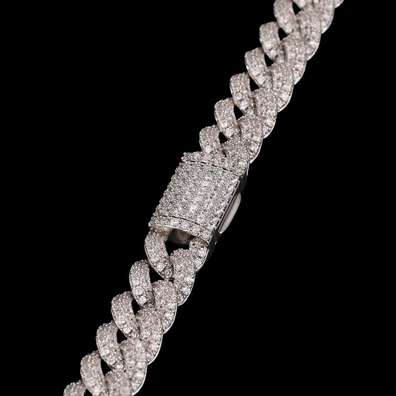 Ice Cuban Link Chain/Bracelet - 8mm
