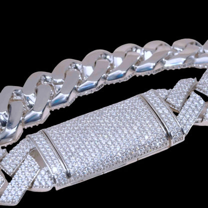 20mm Extended Clasp Prong Cuban Chain