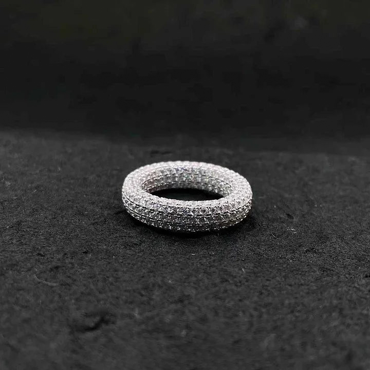 S925 8 Rows Of Baby's Breath Ring