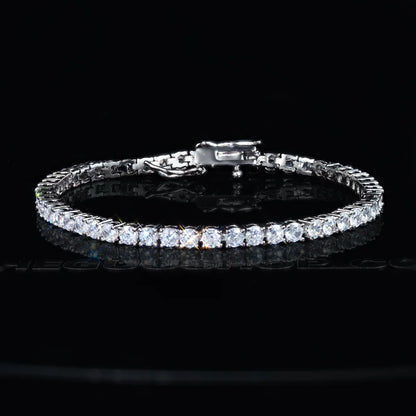 Tennis Bracelet in Rose Gold - 3mm