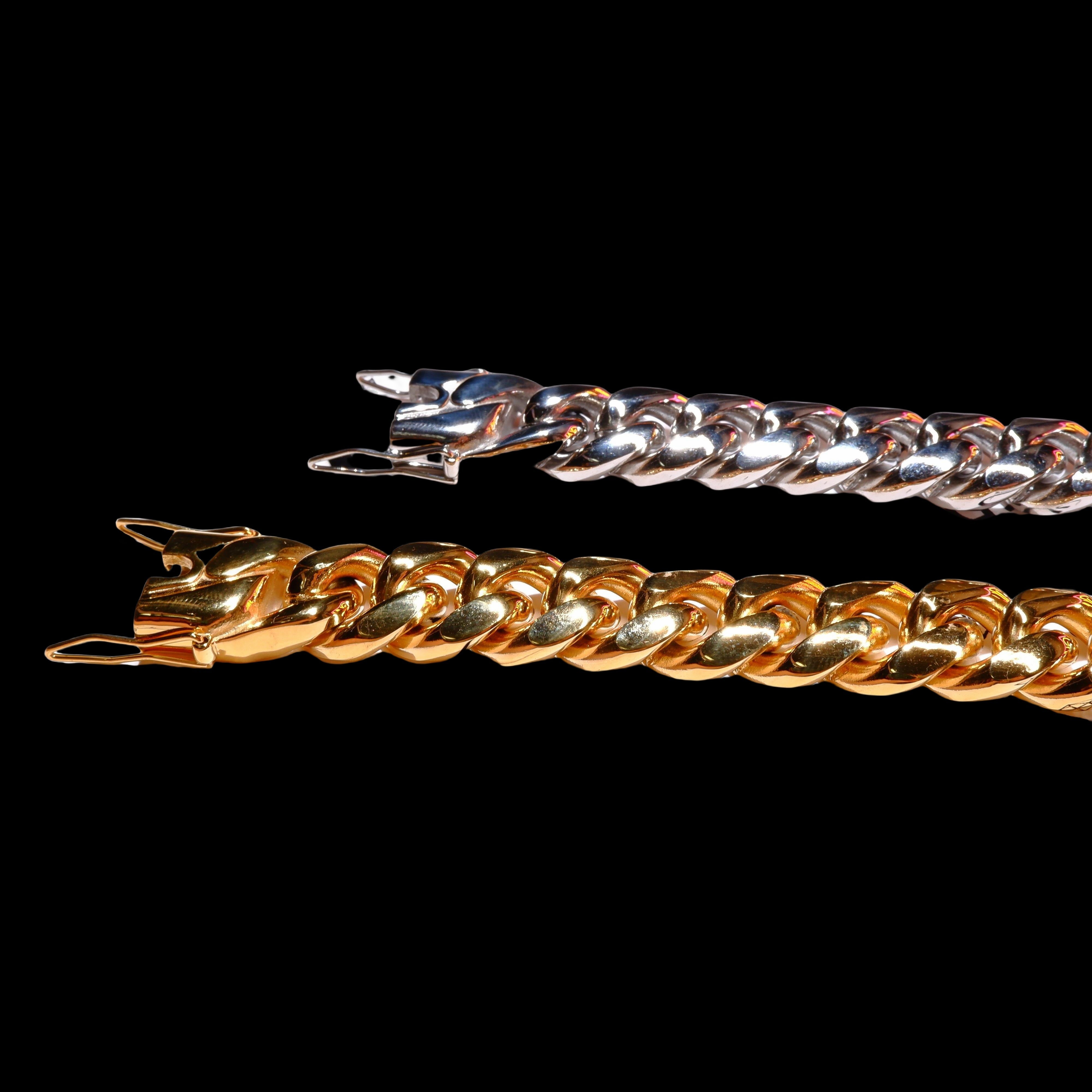Classic Miami Cuban Bracelet - 14mm
