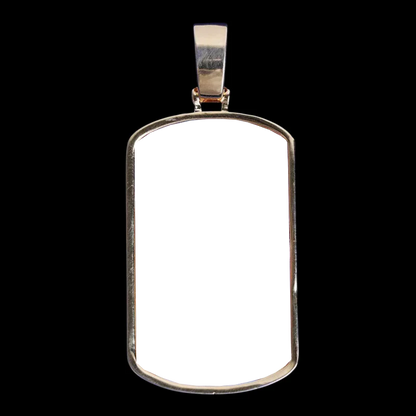 3D Custom Photo Broken Heart Dog Tags