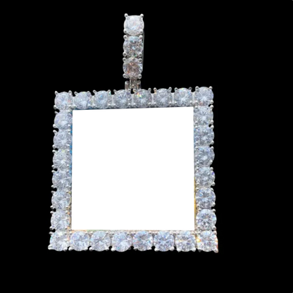 3D Custom Square Pendant - 55mm