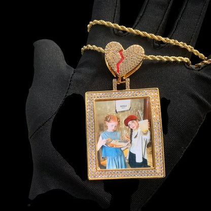 3D Customized Photo Card Pendant - 45mm