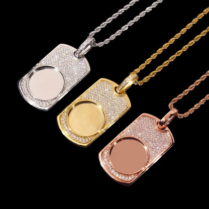 3D Customized Photo Dog Tag Pendant - 30mm