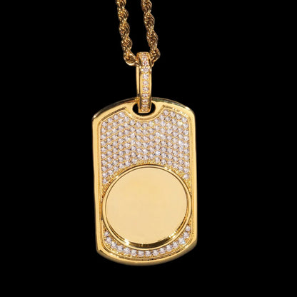 3D Customized Photo Dog Tag Pendant - 30mm