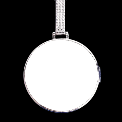 3D Customized Photo Flip God's Eye Round Pendant - 40mm