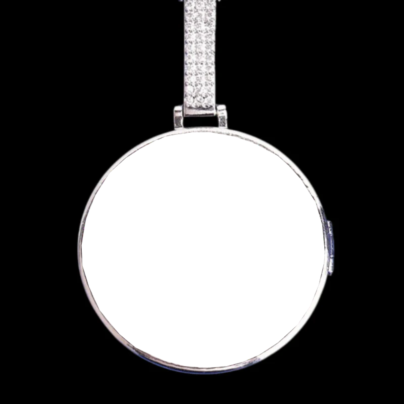 3D Customized Photo Flip God's Eye Round Pendant - 40mm