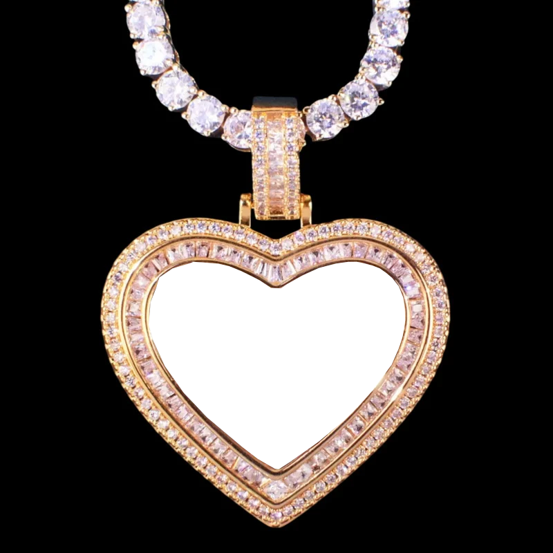 3D Customized Photo Love Pendant -38mm