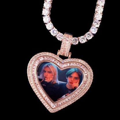 3D Customized Photo Love Pendant -38mm