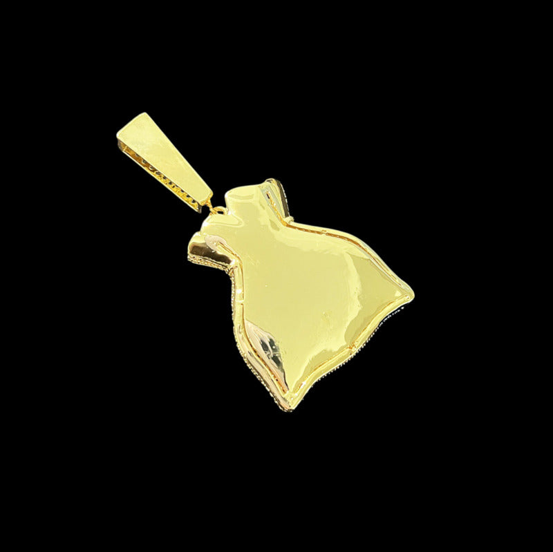 3D Customized Photo Money Bag Pendant - 42mm