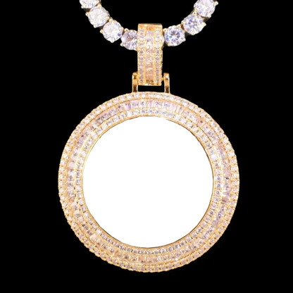 3D Customized Photo Round Pendant - 36mm