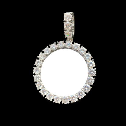 3D Customized Photo Round Pendant - 50mm