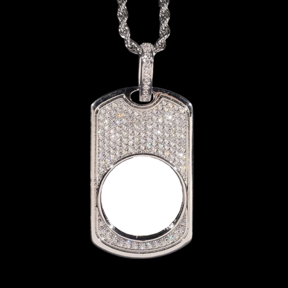 3D Customized Photo Dog Tag Pendant - 30mm